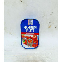 Філе скумбрії з томатною пастою  Almare Seafood Makrelen Filets 125 гр