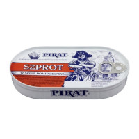  Шпроти в Томатному Соусі PIRAT Szprot w sosie Pomidorowym 160 гр