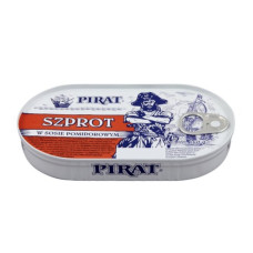  Шпроти в Томатному Соусі PIRAT Szprot w sosie Pomidorowym 160 гр