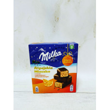 Цукерки Пташине молоко Milka Alpejskie Mleczko шоколадно-апельсиновий смак 330 гр