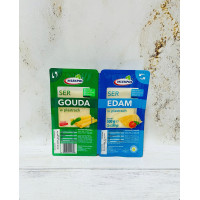 Сирна нарізка Mlekpol Gouda/Edam 500 гр