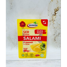 Сир нарізка Ser Salami Mlekpol 400 гр