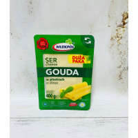 Сир нарізка Гауда Mlekpol gouda 400 гр