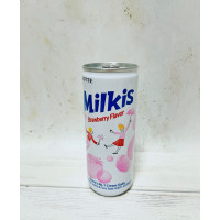 Напій Strawberry Milkis Lotte сильногазований 250 мл