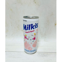 Напій газований Milkis Peach Персик 250 мл