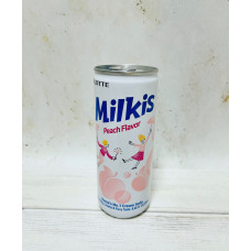 Напій газований Milkis Peach Персик 250 мл