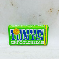 Шоколад чорний Tony's з мигдалем та морською сіллю  180 гр
