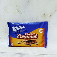 Шоколадні батончики Milka арахіс карамель 5 шт