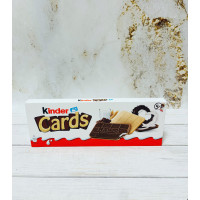 Печиво Kinder Cards вершково-шоколадний наповнювач