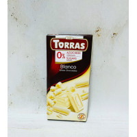Шоколад білий без цукру і глютену Torras Blanco 75 гр