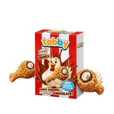 Бельгійський шоколад Tabby Milk Cream Filled Chicken 50 гр
